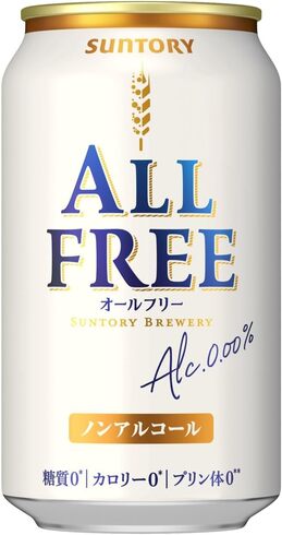 �T���g���[�u�I�[���t���[ �m���A���R�[���r�[�� 350ml 24�{�v