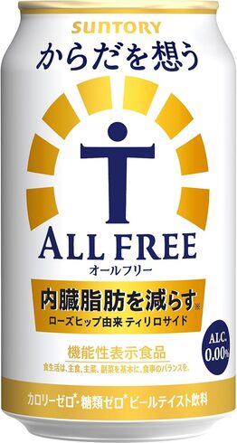 �T���g���[�u���炾��z�� �I�[���t���[ �m���A���R�[���r�[�� 350ml�v