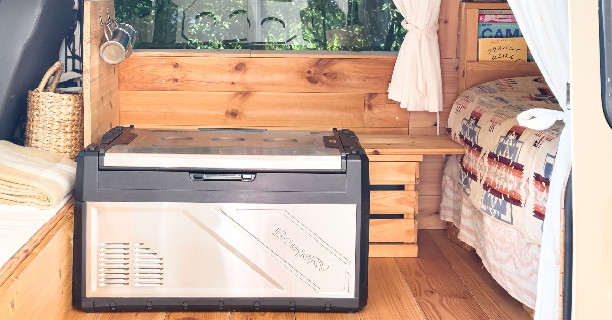 車中泊でポータブル冷蔵庫「BougeRV Rocky2」を使ってみた 10台以上の