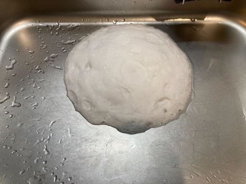 泡がかごからあふれてもこのままでOK