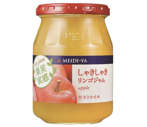 明治屋「果実実感ジャムしゃきしゃきリンゴジャム 340g」