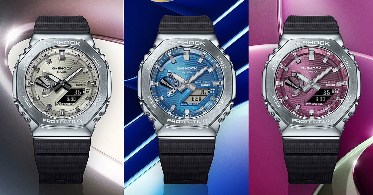 【早い者勝ち！】G-SHOCK GM-2100 メタルベゼル 定番人気モデル G-SHOCK】2100シリーズ / メタルベゼル / GM-2100BB-1AJF / Gショック