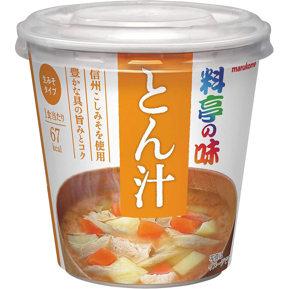 マルコメ「料亭の味 とん汁 即席味噌汁 1食×6個」