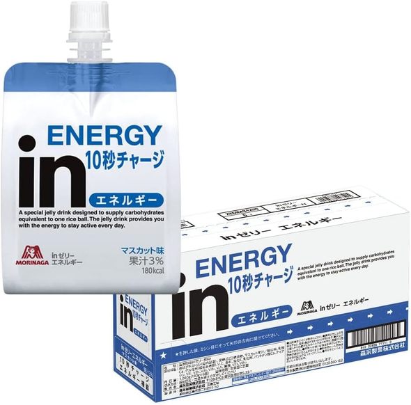 森永製菓「inゼリー エネルギー マスカット味 180g×6個」