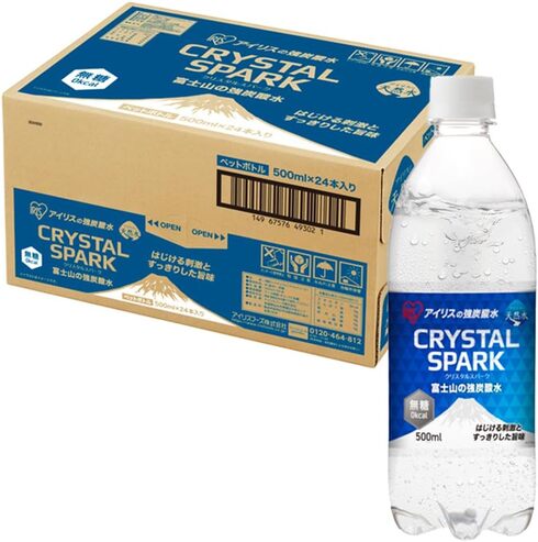 アイリスオーヤマ「富士山の強炭酸水 500ml×24本」
