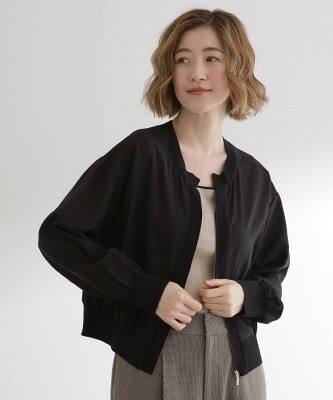 グローブ ブルゾン感覚で着られるカーディガン