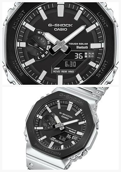 シルバー＆ブラックが超スタイリッシュ！ フルメタルG-SHOCKの新