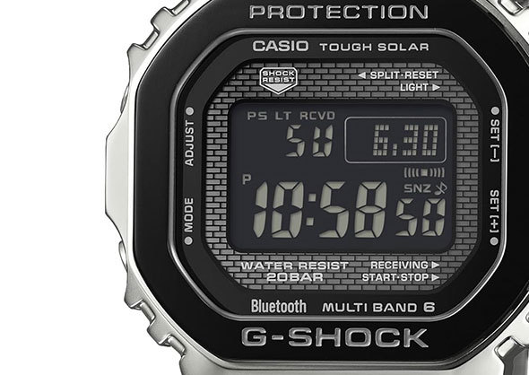 シルバー＆ブラックが超スタイリッシュ！ フルメタルG-SHOCKの新