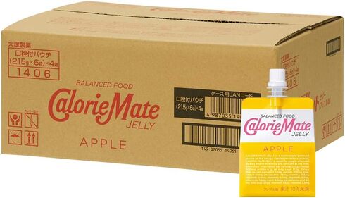 大塚製薬「カロリーメイト ゼリー アップル味 215g×24袋」