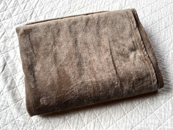 ワークマンメディヒールウォームブランケット ダークベージュ（2枚