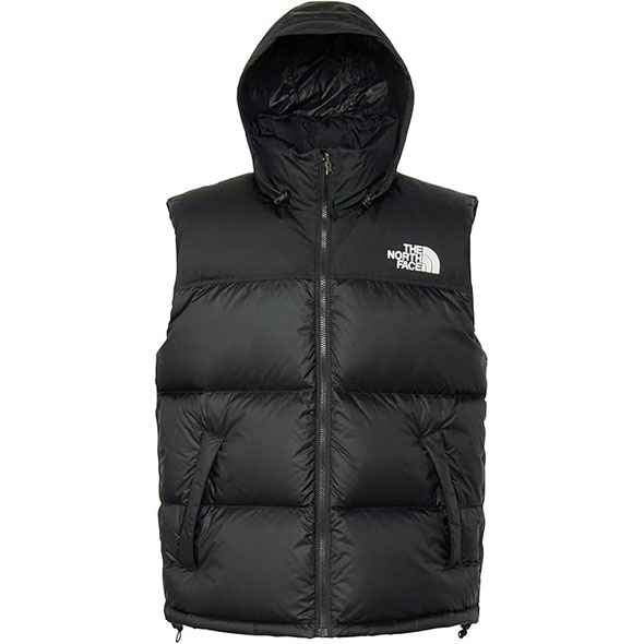 THE NORTH FACE◇NUPTSE VEST_ヌプシベスト/L/ナイロン/BLK THE NORTH