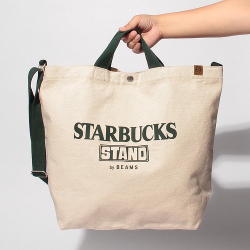 STARBUCKS STAND by BEAMS キャンバス LOGO トート