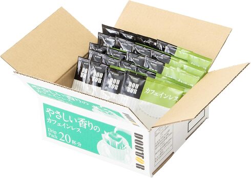 ドトールコーヒー「ドリップパック やさしい香りカフェインレス 20P」