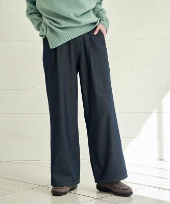 ikka(イッカ)あたたかボンディングワイドパンツ