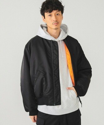 BEAMS MEN(ビームス メン)リラックスフィット THERMOLITE MA-1