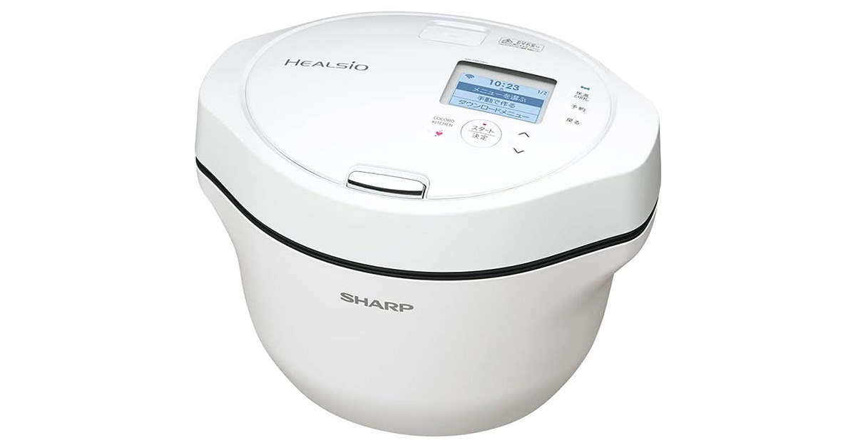 SHARP HEALSIO 電気圧力鍋 ホワイト 今売れている「電気圧力鍋」おすすめ3選＆ランキング 多彩なメニューを