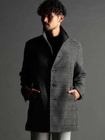 9位:NICOLE CLUB FOR MEN「アラカルトハイブリットメルトン スタンドコート」