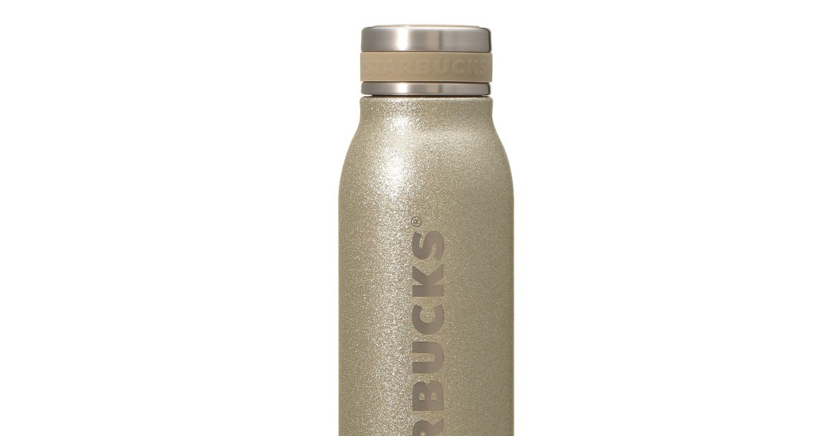韓国　スタバ　ステンレスボトル　保温瓶　水筒　750ml ゴールド スタバ】きらきらおしゃれな「シャンパンゴールドのボトル」は、保温