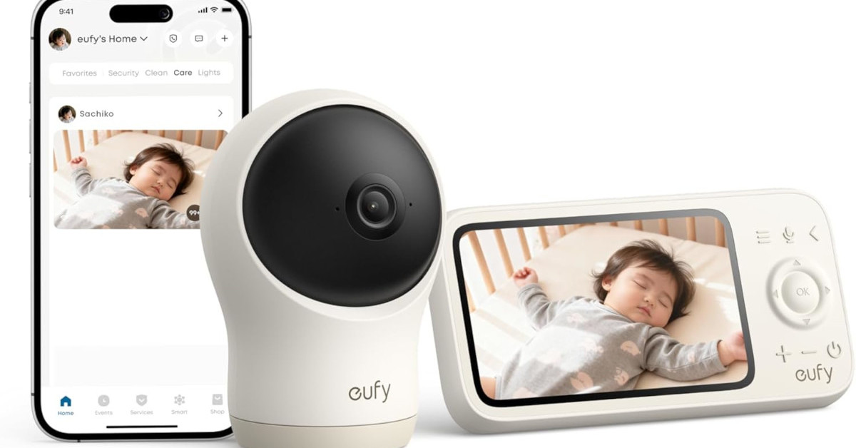 Anker Eufy初の「ベビーモニター」、スマホ対応で映像はローカル保存が