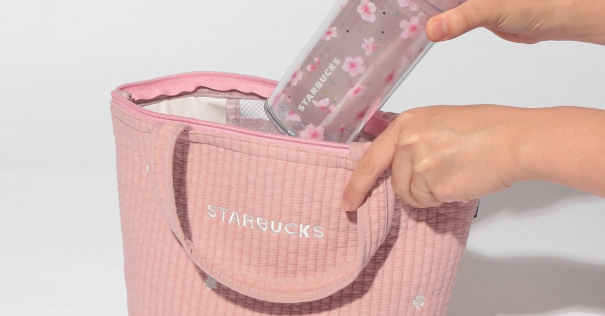 スタバ】「春限定グッズ」おすすめ3選 桜デザインのバッグやポーチも