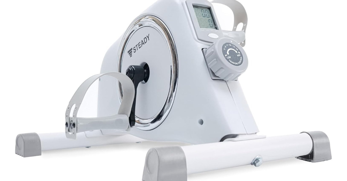【未使用】Steady ミニフィットネスバイク STEADY（ステディ） ミニフィットネスバイク 静音 小型 100分連続 電源