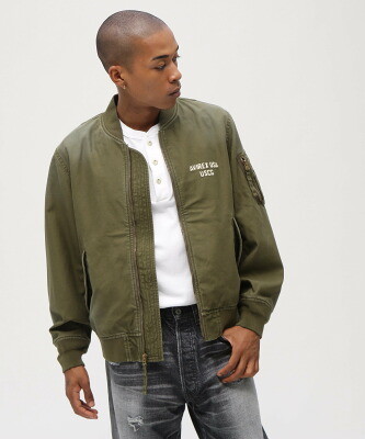 AVIREX�i�A���B���b�N�X�jCOTTON LIGHT MA-1 �hU.S.COAST GUARD�h