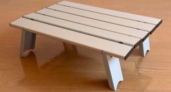 �L���v�e���X�^�b�O�́u�A���~���[���e�[�u���v�����r���[