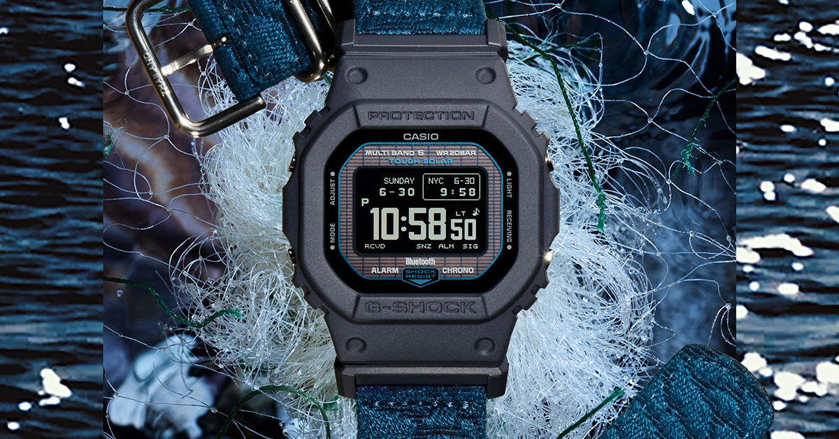 クールなブルーがアクセント。電波ソーラー「G-SHOCK」3選【2026年4月