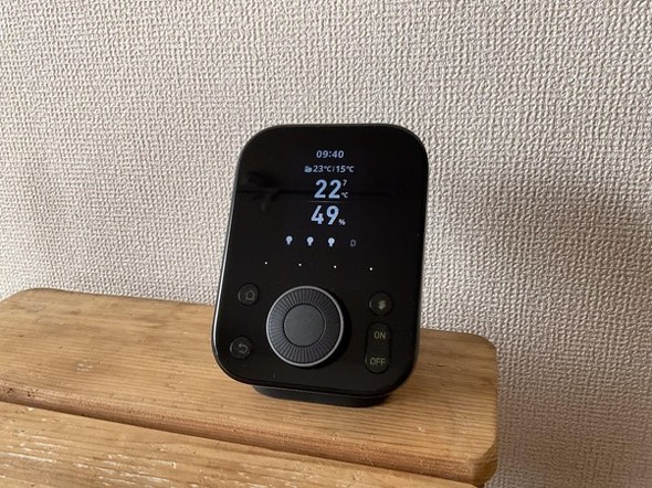 �l���Z���T�[�≷�x�v�E���x�v�����ڂ��Ă���SwitchBot�u�n�u3�v