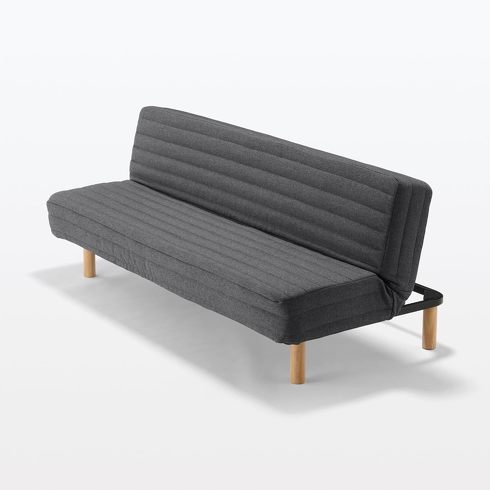 1人暮らし向けの「ソファベッド」:無印良品 リクライニングソファベッド