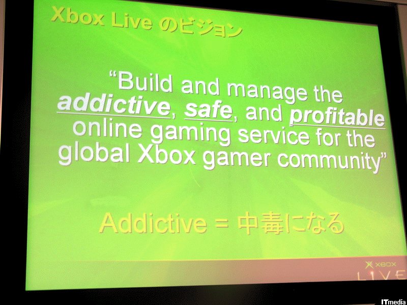 Xbox そしてxbox Liveはプラットフォームの垣根を取り除くのか アジア オンラインゲーム カンファレンス05 ねとらぼ
