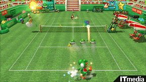Wiiリモコンでスマッシュ!!――「Wiiであそぶ マリオテニスGC」登場 