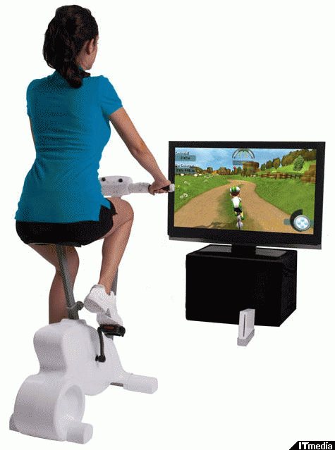 Wii Fit より痩せる 欧州でエアロバイク型wiiコントローラが発売へ 日々是遊戯 ねとらぼ