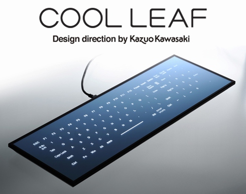 鏡面タッチパネルがかっこいい キーのないキーボード Cool Leaf 登場 ねとらぼ