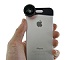 スーパーワイドレンズ付属モデルも用意：iPhone 5のカメラで遊ぼう——「3in1（魚眼・ワイド・マクロ）カメラレンズキット」