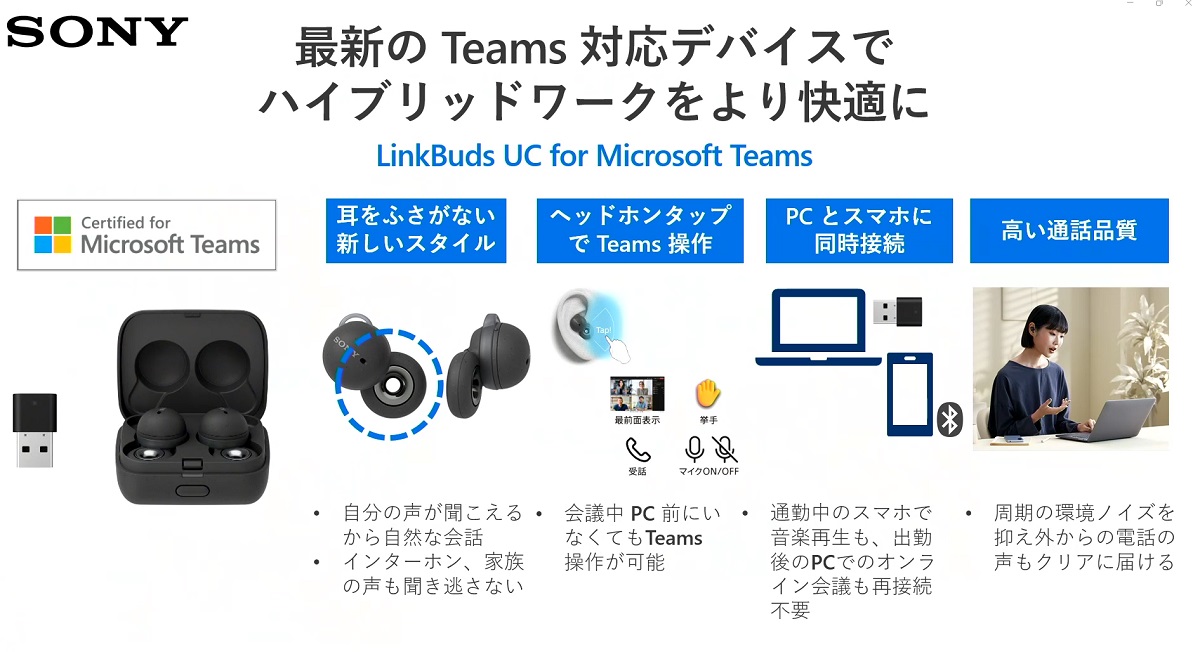 }1@LinkBuds UC for Microsoft TeamsioTFuMicrosoft Base Festa 2023vuj