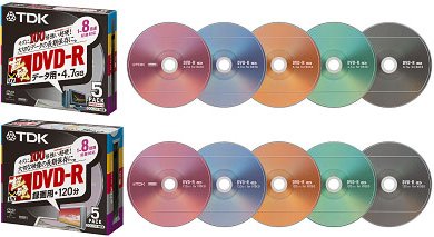 TDK、使い分けができる5色レーベル面の「超硬」DVD-R - ITmedia NEWS