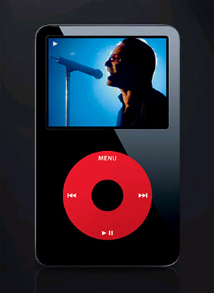 ブラック＆レッドのiPodが帰ってきた――「iPod U2 Special Edition