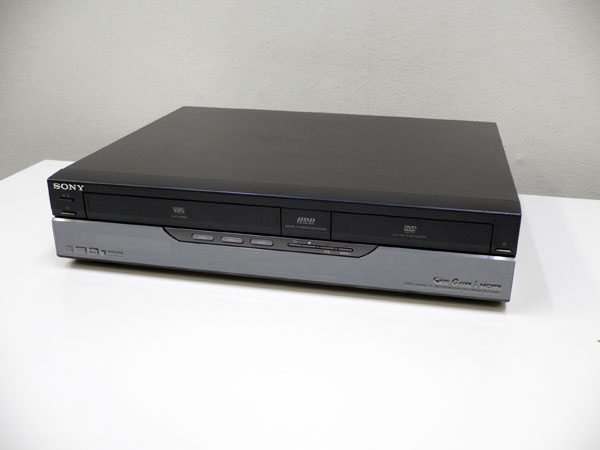 ビデオデッキSONY RDZ-D60V地デジ対応 HDD搭載 VHS一体型DVDレコーダ