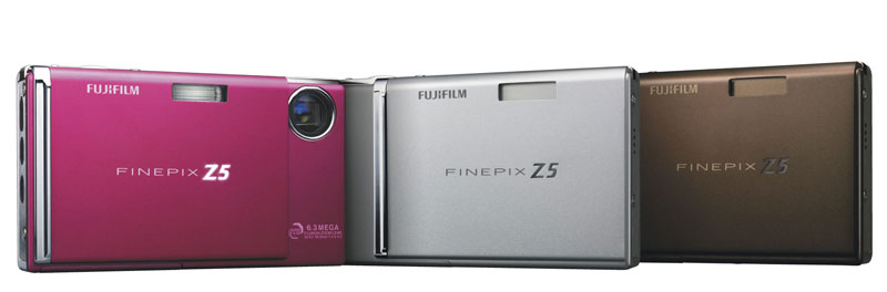 富士フイルム、顔検出機能のスリムデジカメ「FinePix Z5fd」 - ITmedia