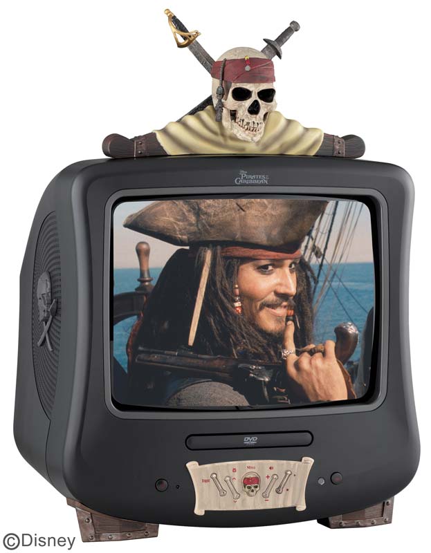 リモコンまで海賊風――「パイレーツ・オブ・カリビアン」のDVD内蔵 