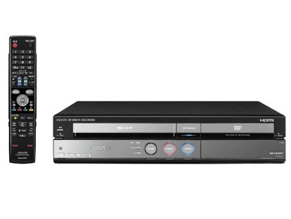 HDD/DVD/VHS一体型レコーダー SHARPシャープDV-ACV52 シャープ、0.8秒起動の3in1レコーダー - ITmedia NEWS