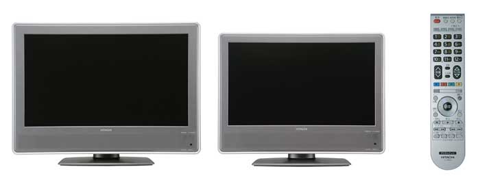 地デジ対応の23V／20V型ハイビジョン液晶テレビ、日立リビングサプライ