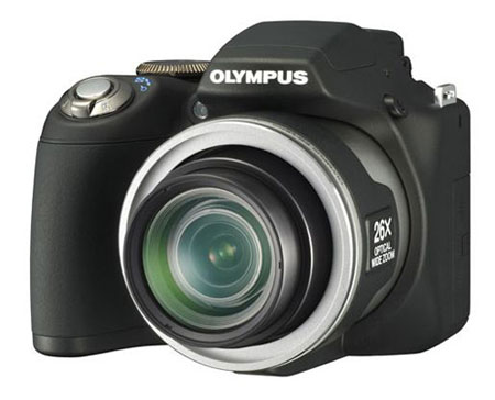 OLYMPUS CAMEDIA SP-590UZ デジカメ 26倍ズーム オリンパス、「背景ぼかし」機能搭載の光学26倍ズーム「CAMEDIA SP