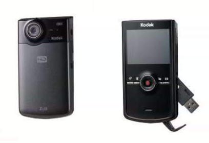 コダック、手のひらサイズのHD対応ビデオカメラ「Zi8