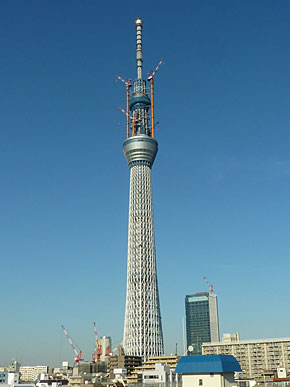 東京スカイツリー 高さ634メートルに到達 Itmedia News