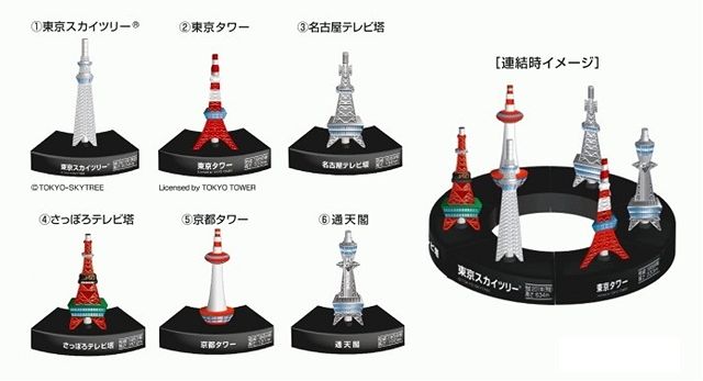 日本のタワーフィギュア付きビール サークルkサンクスで 電波塔を肴に Itmedia News