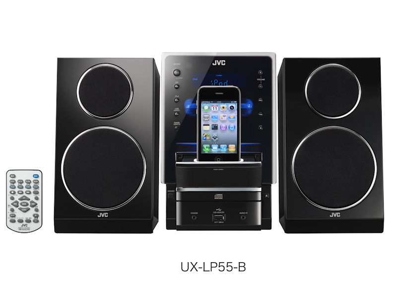 ビクター、iPod/iPhoneをダイレクト接続できるコンポ「UX-LP55
