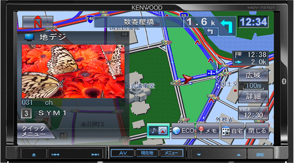 JVCケンウッドの新カーナビ「MDV-737DT/535DT」がiOS向けアプリ