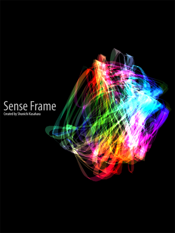 時計表示も可能、多彩な映像美を楽しめるiOS用ビジュアライザー「SenseFrame」：片岡義明の「こんなアプリと暮らしたい